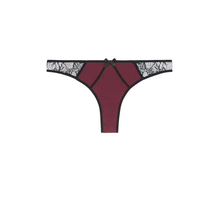 Tanga bordeaux princiz Tanga bordeaux princiz;