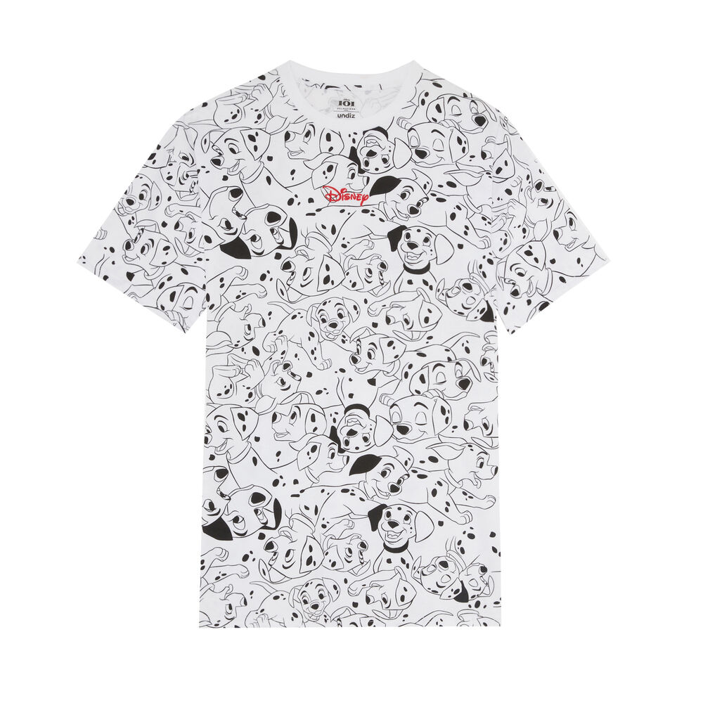 Tunique à motifs 101 dalmatiens - blanc blanc.