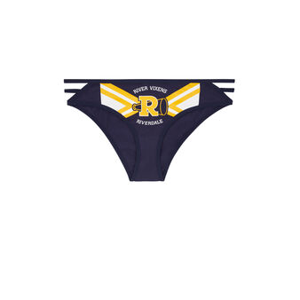 Shorty en coton licence riverdale rivervixiz bleu marine.