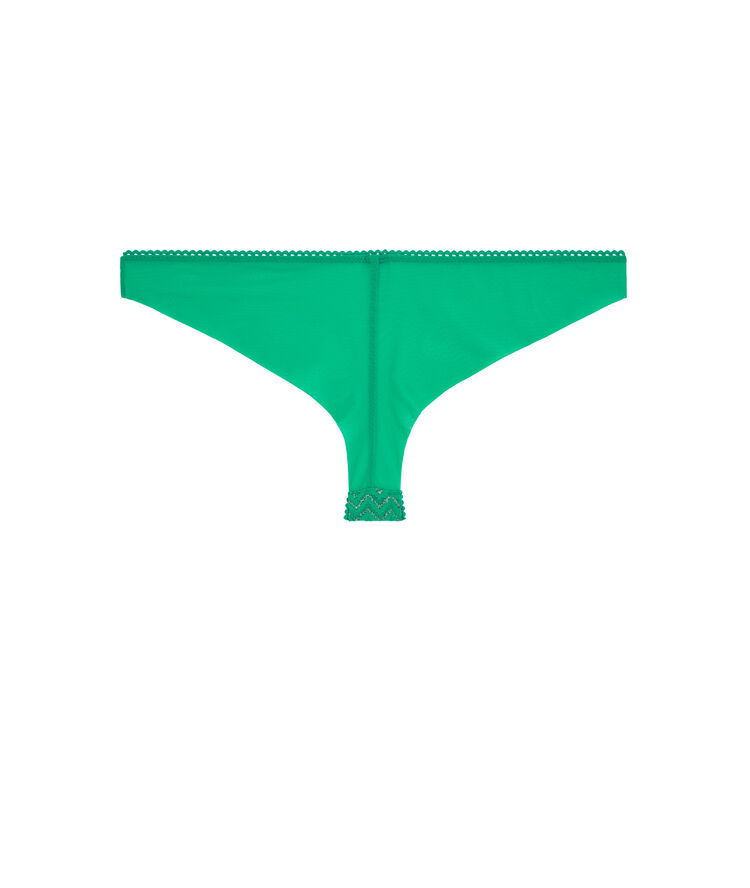 Tanga vert émeraude lurexiz vert.