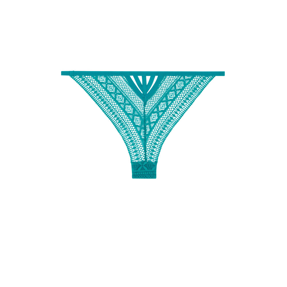 Culotte en dentelle - bleu paon bleu paon.
