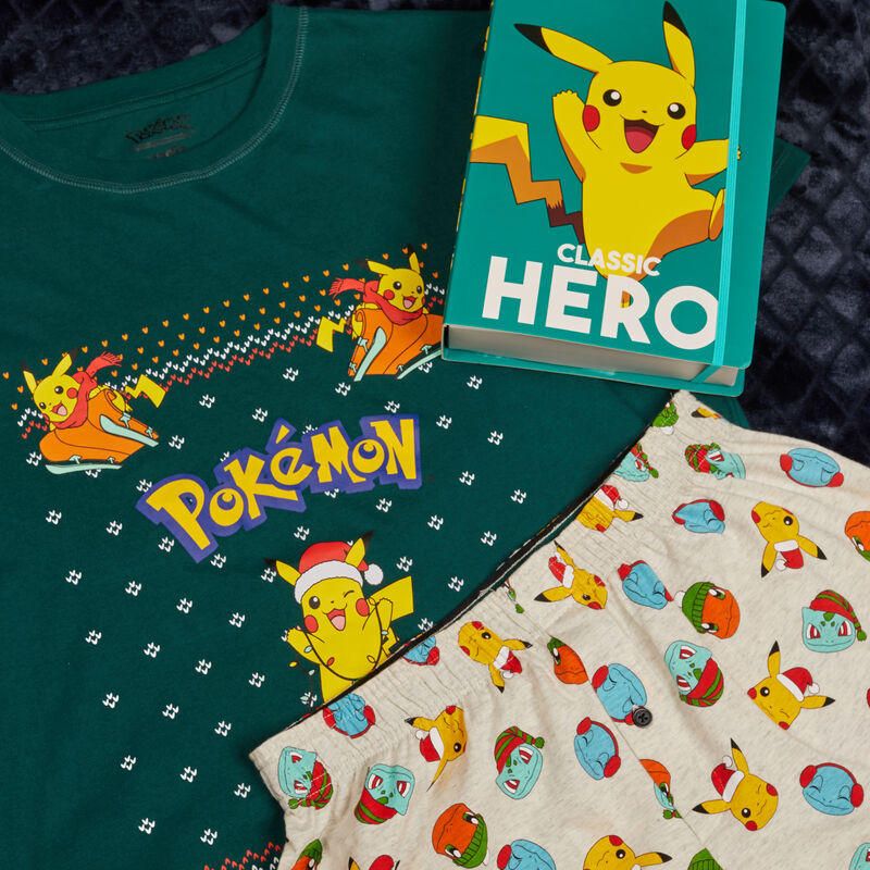 set de pyjama short Pokémon - vert set de pyjama short Pokémon - vert;