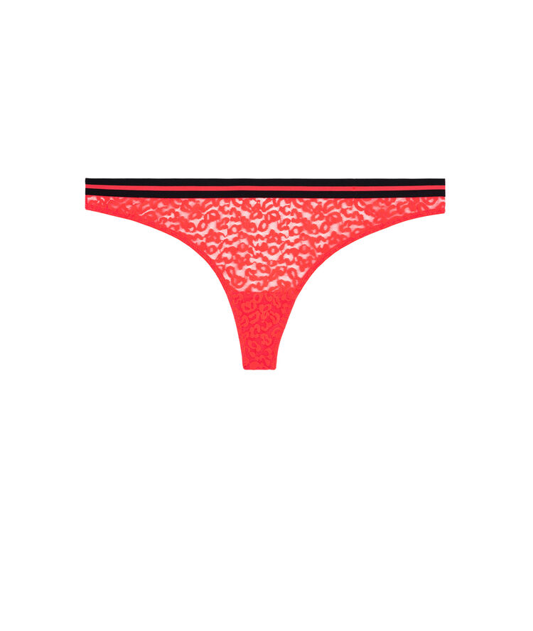 String corail fluo secretiz leopiz rose.