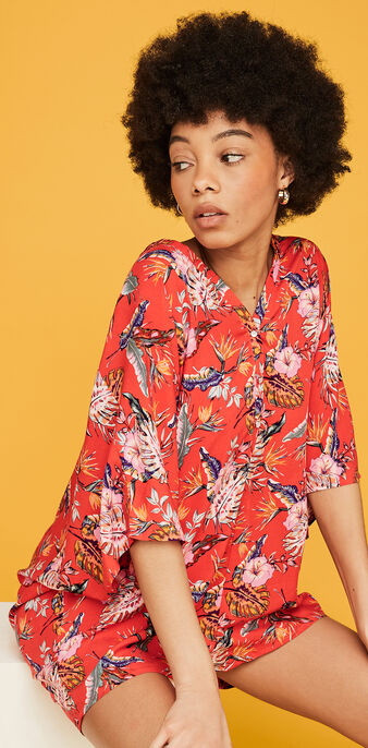 Combinaison corail spaniz red.