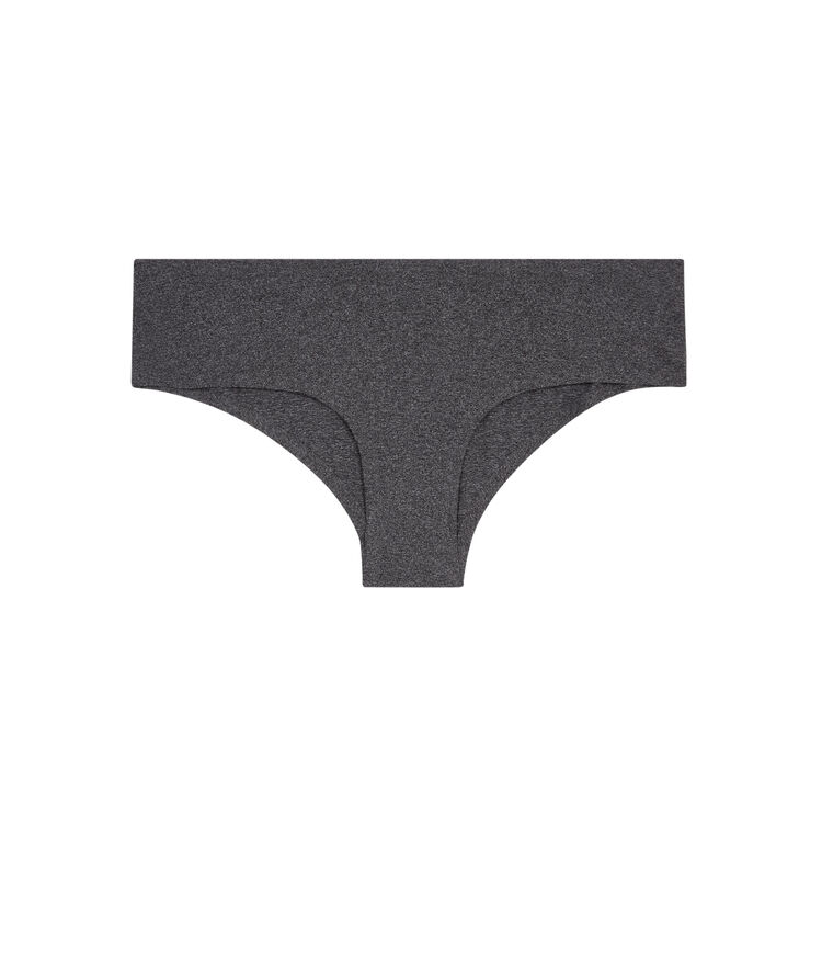 Shorty uni micro - gris chine gris chiné.