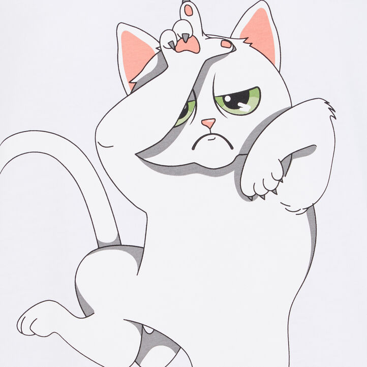 Top blanc catloosiz white.