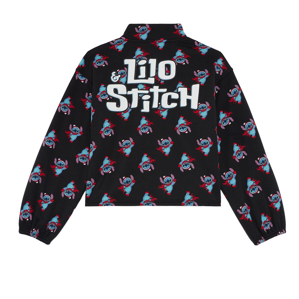 Veste zippée à motif stitch - noir noir.