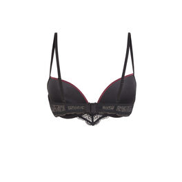 Soutien-gorge push bordeaux princiz czerwony.