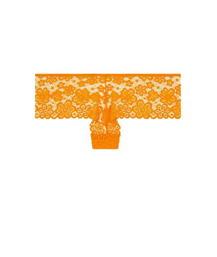 Shorty en dentelle - orange orange.