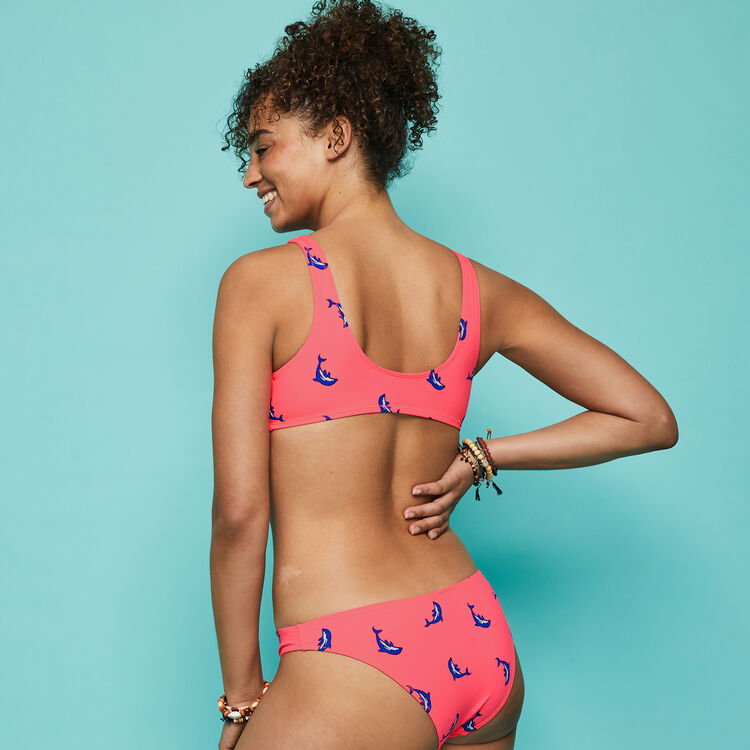 Bas de maillot de bain rose fluo flipperiz pink.