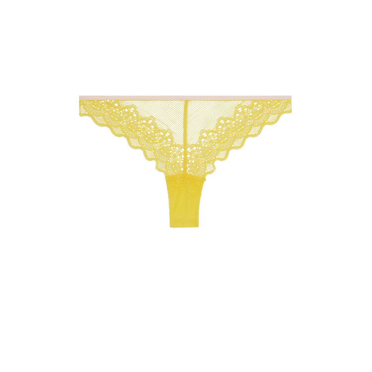 Tanga jaune cherriz yellow.