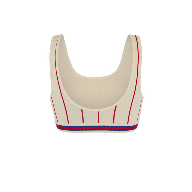 Brassière Elite à rayures - blanc Brassière Elite à rayures - blanc ;