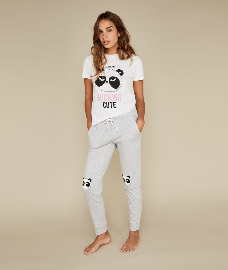Top blanc pandacutiz white.