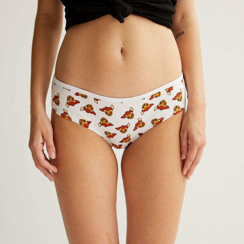 shorty imprimé bambi - blanc shorty imprimé bambi - blanc;