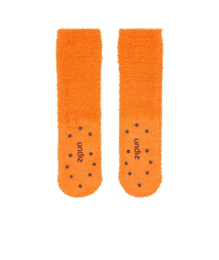 Chaussettes fausse fourrure licence kellogg's orange.