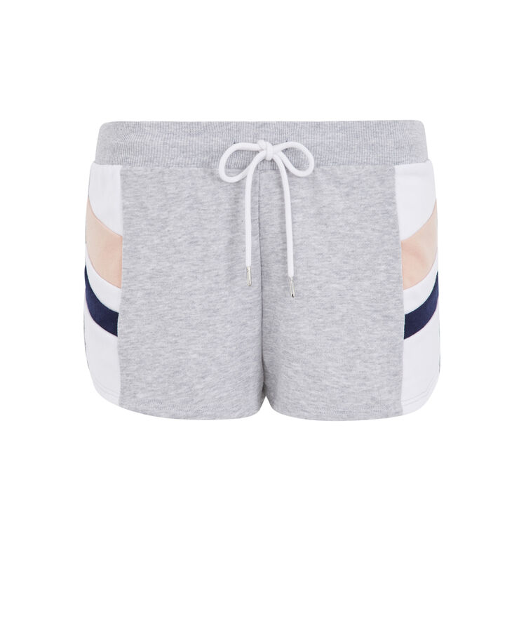 Short molletonne relouiz gris clair.