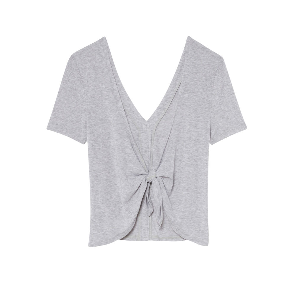 Top noué au nos - gris gris.