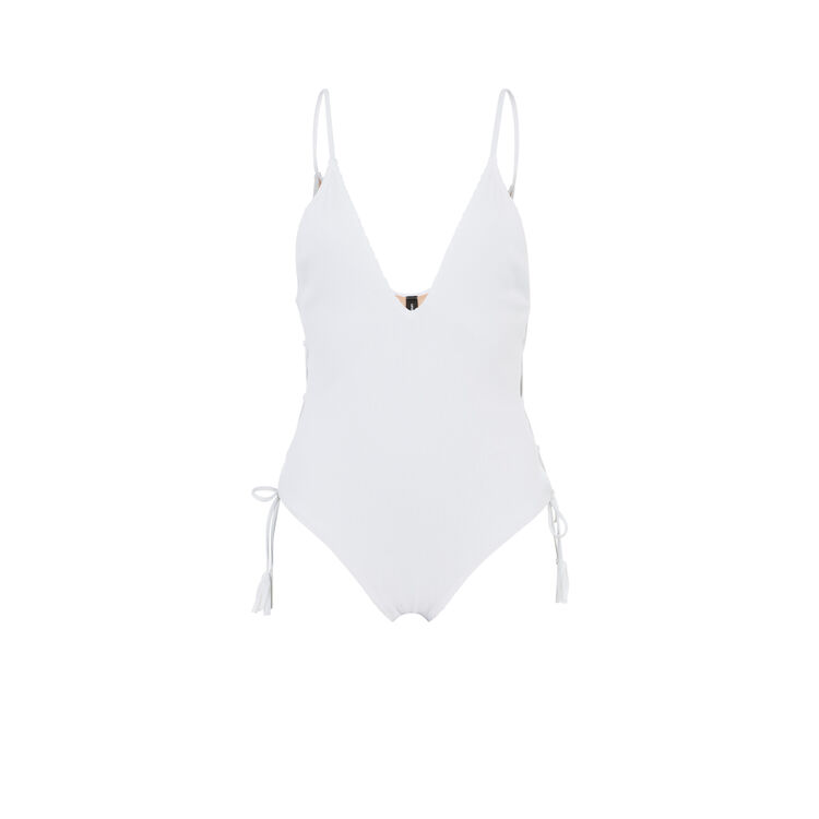 Maillot de bain une pièce blanc naufragiz Maillot de bain une pièce blanc naufragiz;