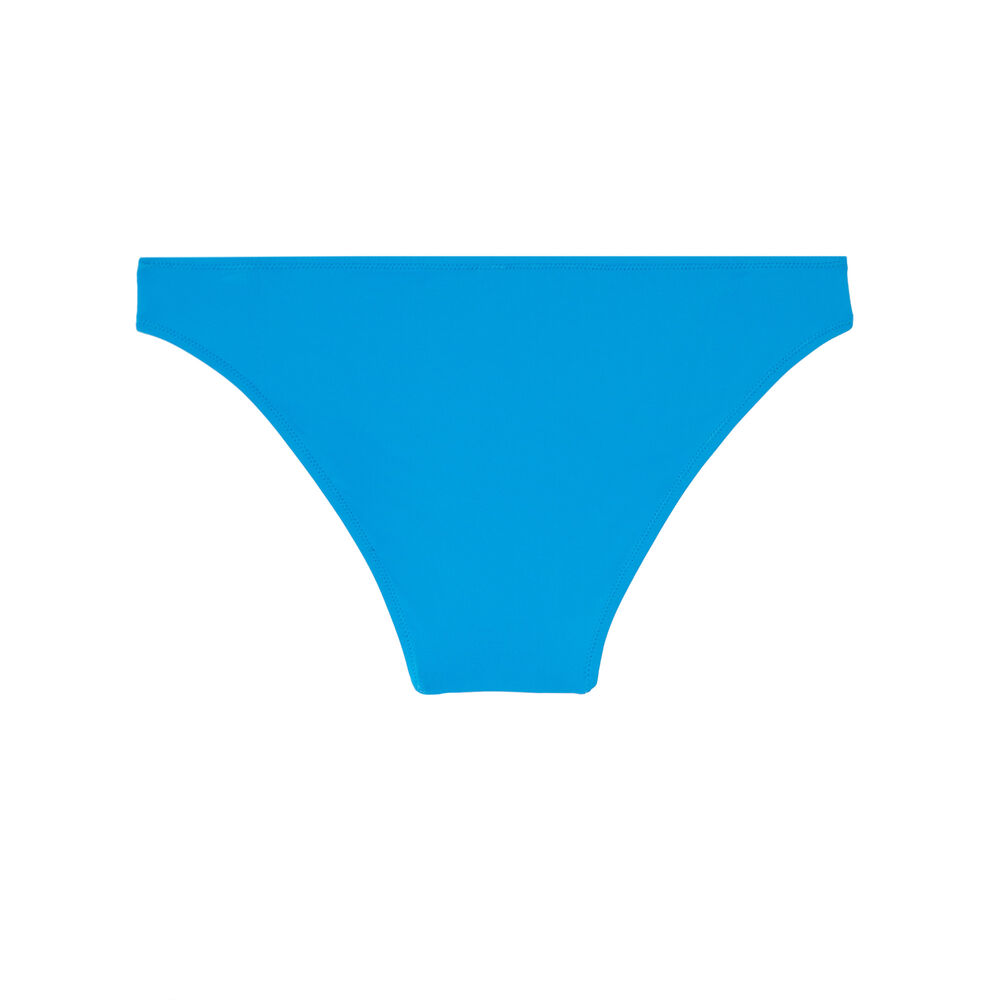 Bas de maillot culotte unie - bleu bleu.