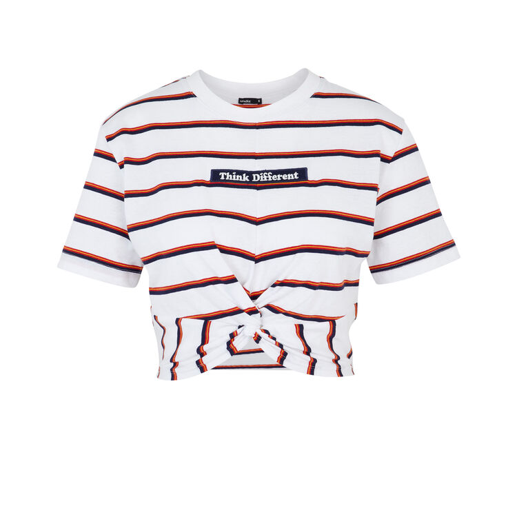 Top blanc multicoliz Top blanc multicoliz;