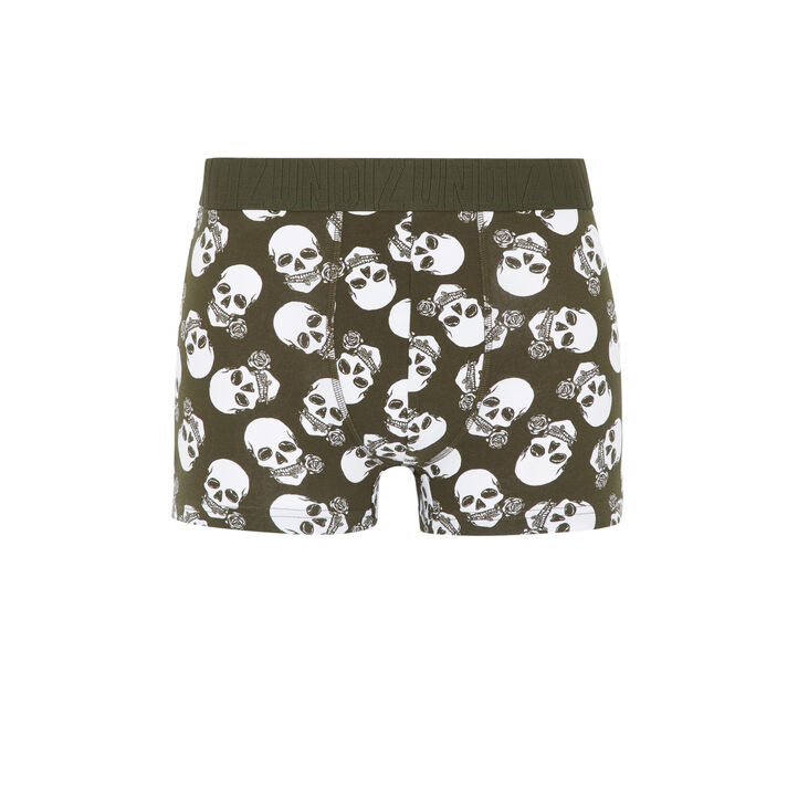 Boxer kaki skullrosiz zielony.