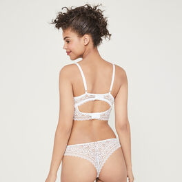 Soutien-gorge bustier ampli blanc topizlaciz white.