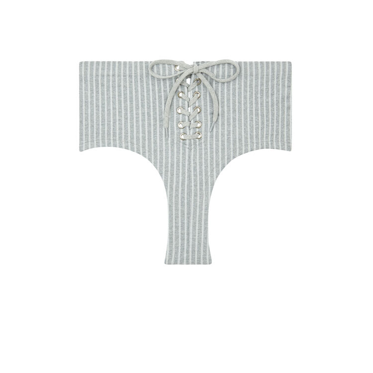 Culotte taille haute grise lareiz Culotte taille haute grise lareiz;