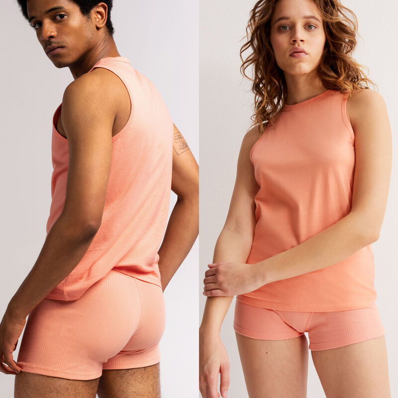 débardeur unisexe en jersey - pêche débardeur unisexe en jersey - pêche;