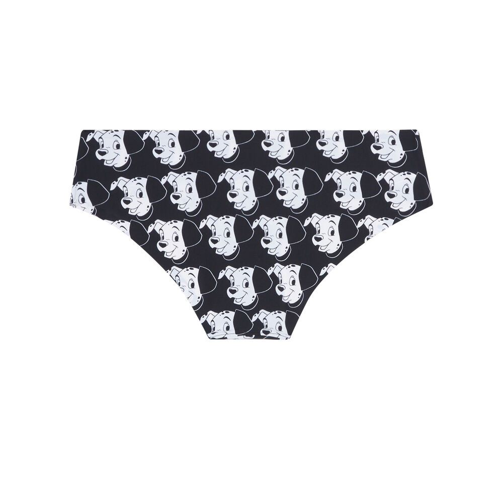 Shorty à motifs 101 dalmatiens - noir noir.