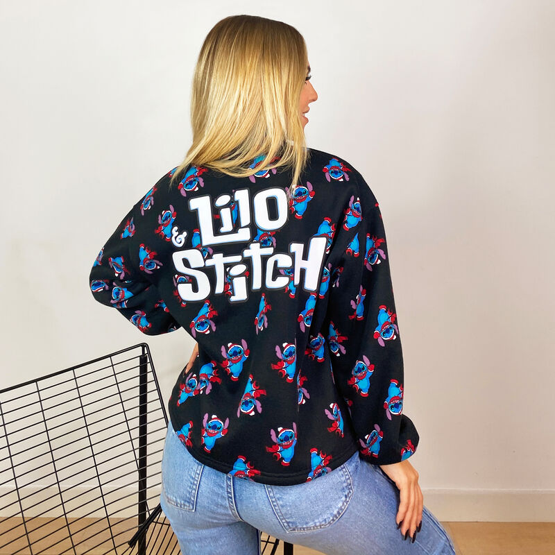 veste zippée à motif Stitch - noir veste zippée à motif Stitch - noir;