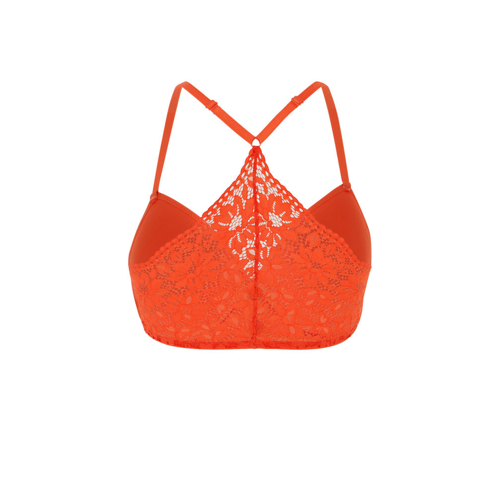 Soutien-gorge push-up sans armatures - rouge rouge.