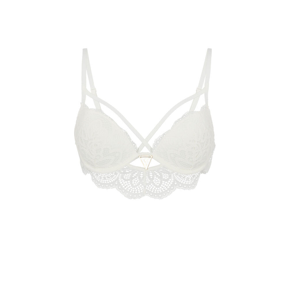 Soutien-gorge bustier push blanc precieusiz blanc.