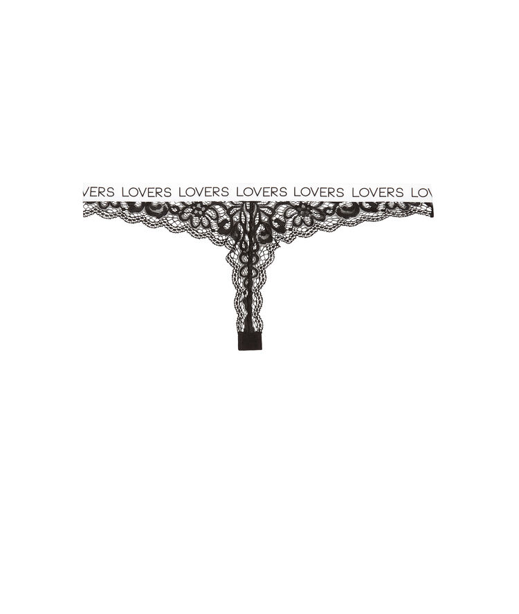 String en dentelle secretiz noir.