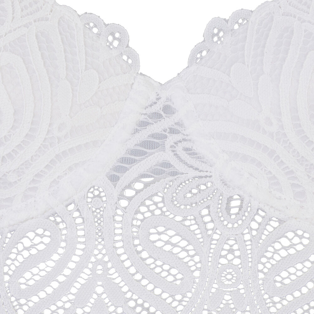 Soutien-gorge bustier push-up - blanc blanc.