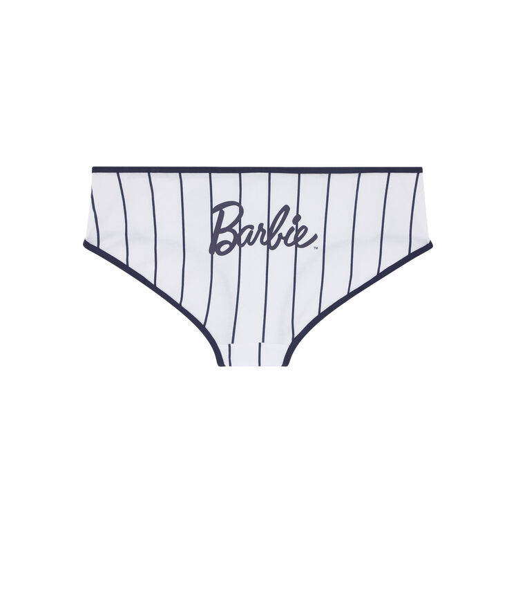 Shorty a rayures pinkplastiz blanc.