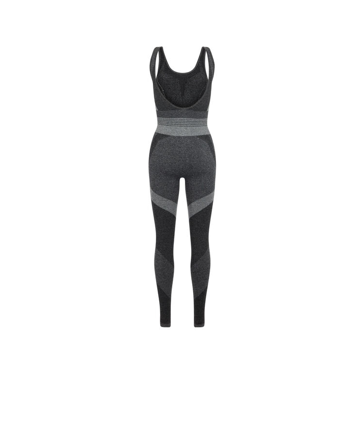 Combinaison sport sans coutures seamblockiz gris foncé.