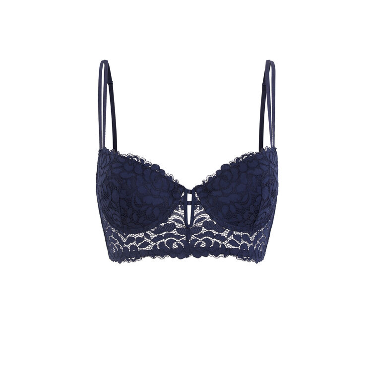 Soutien-gorge bustier ampli bleu luluiz Soutien-gorge bustier ampli bleu luluiz;