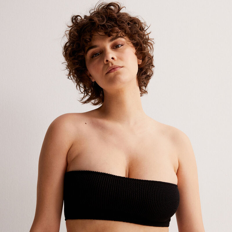 haut de maillot taille unique bandeau - noir haut de maillot taille unique bandeau - noir;