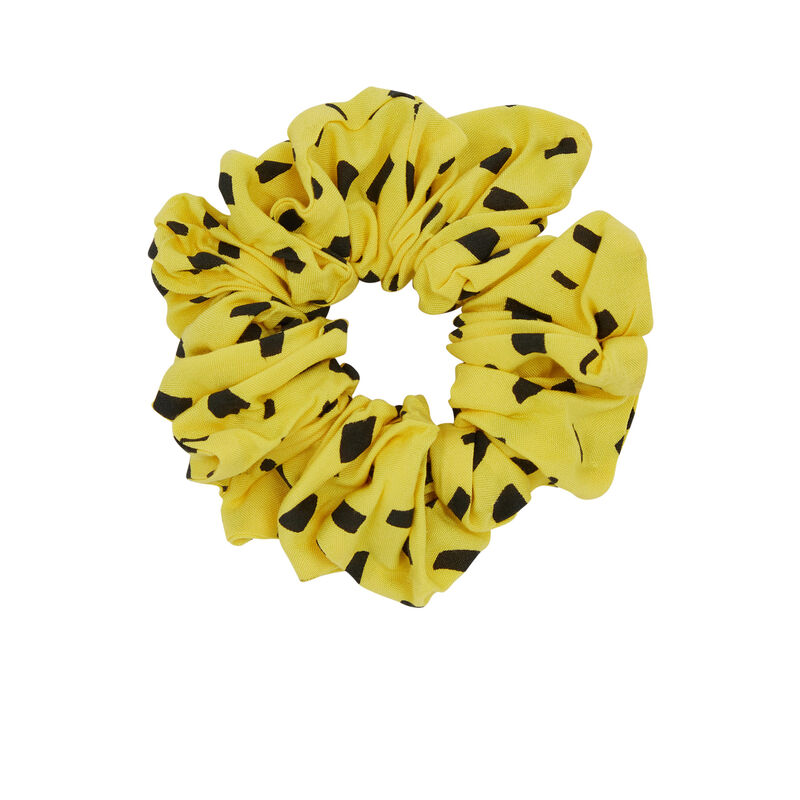 Chouchou imprimé Marsupilami - jaune Chouchou imprimé Marsupilami - jaune;
