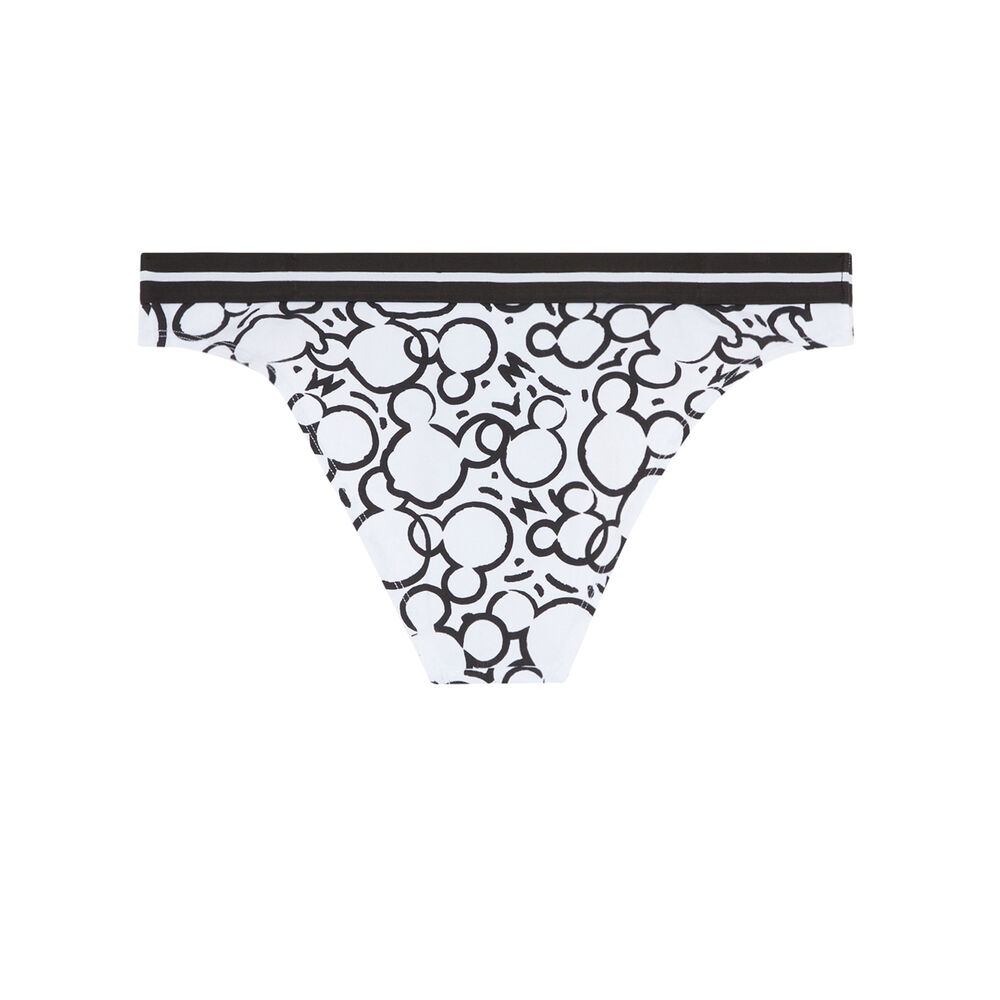 Culotte à imprimés têtes de mickey - noir noir.
