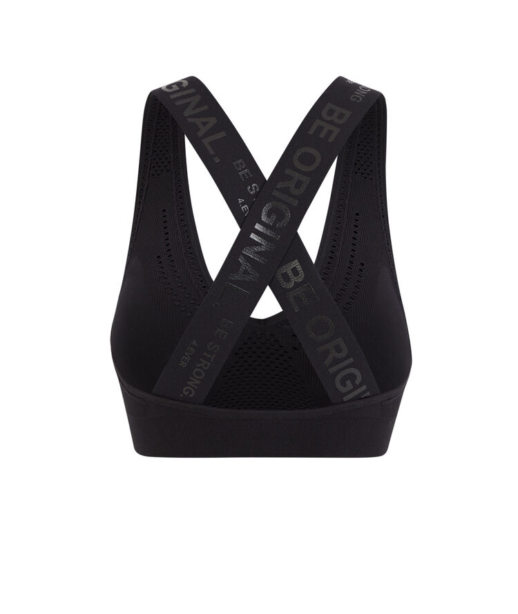Brassière sport sans coutures activiz noir.