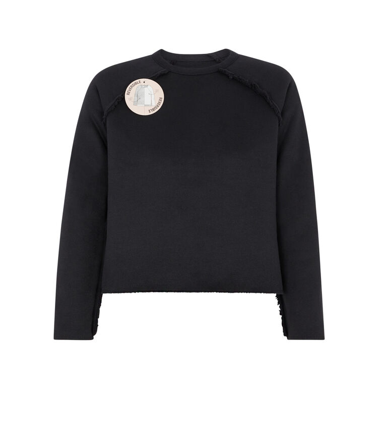 Sweat polaire réversilble sherpiz noir.