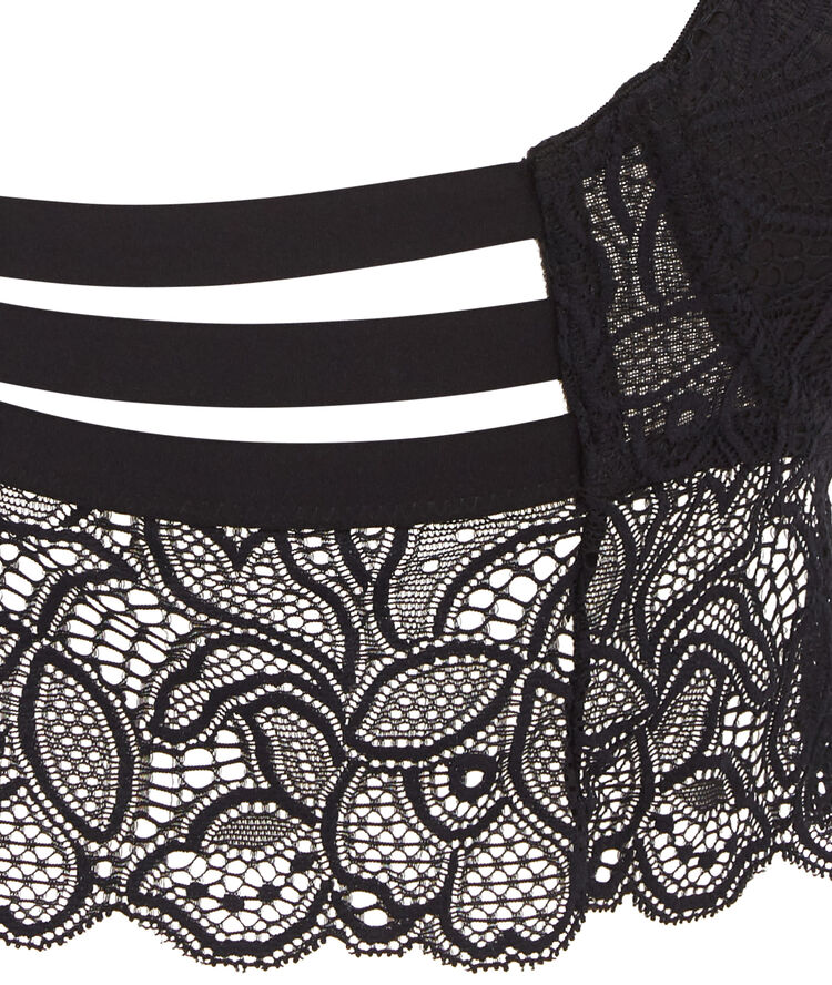 Soutien-gorge push noir exotiz black.