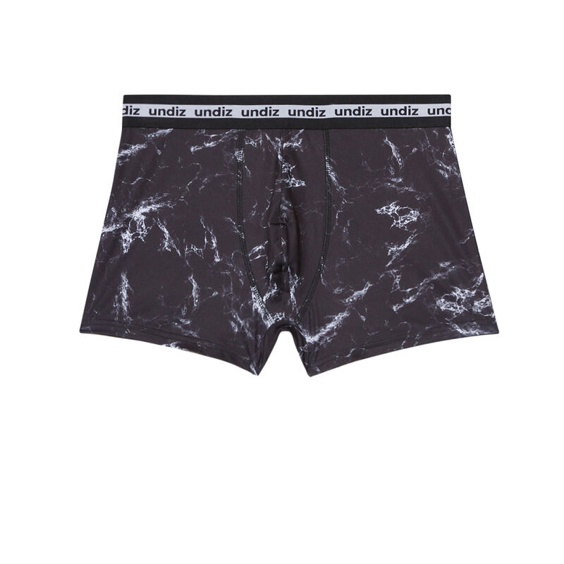 boxer imprimé effet marbre - noir boxer imprimé effet marbre - noir;