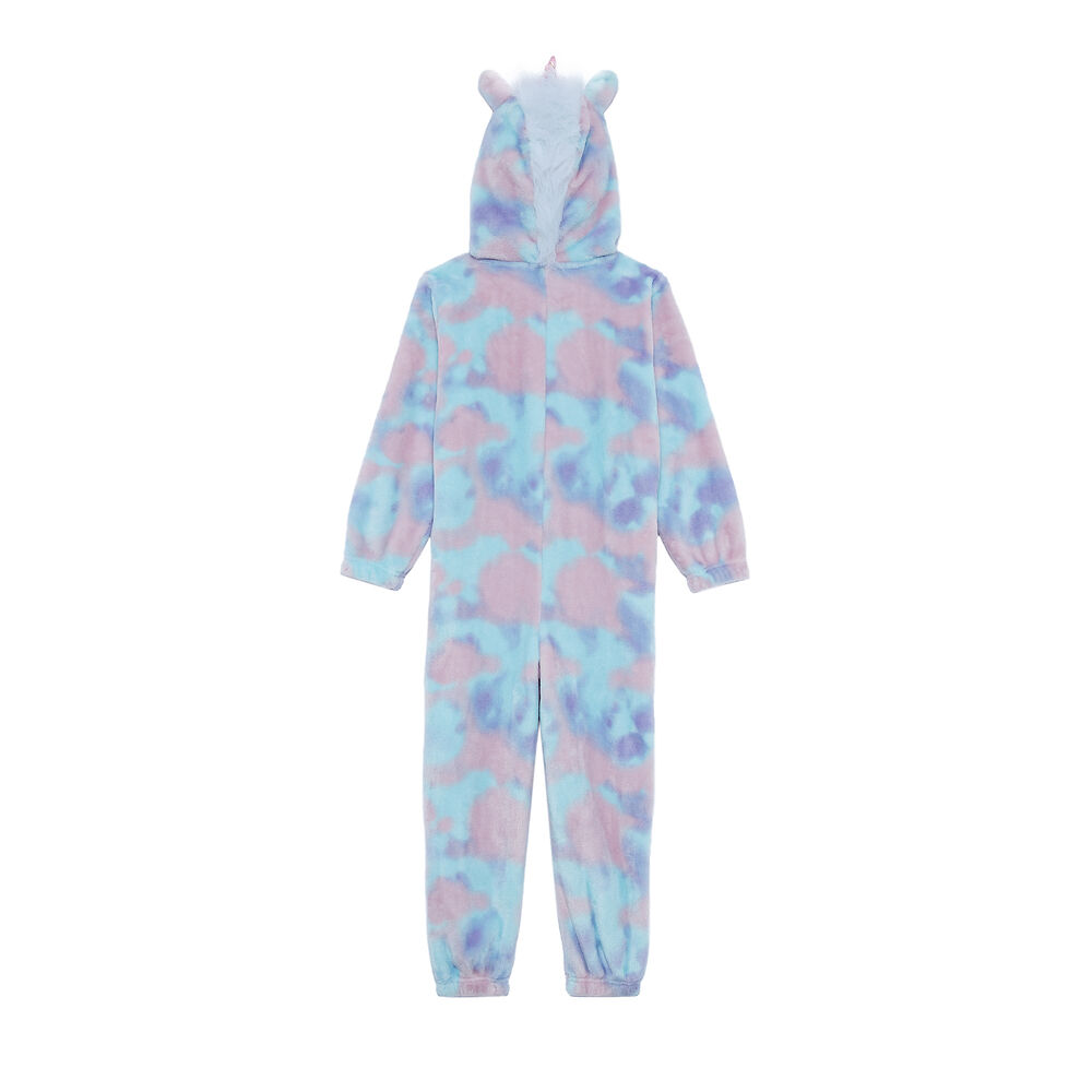 Combinaison kid licorne - violet violet.