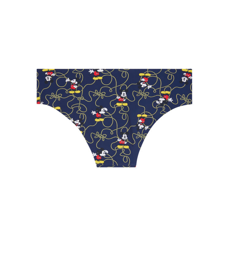 Shorty en micro imprimé mickey - bleu bleu.