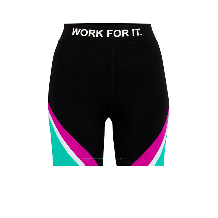 Cycliste sport à bandes wonderwomiz noir.