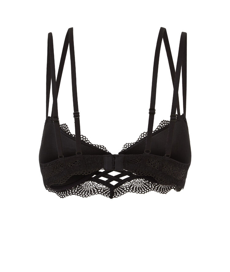 Soutien gorge bustier push noir totoiz noir.