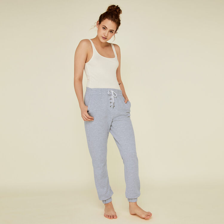 Pantalon gris delaciz grey.