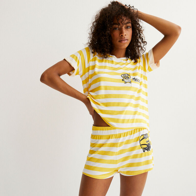 top rayé Les Minions - jaune top rayé Les Minions - jaune;